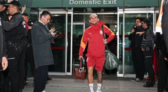 Galatasaray kafilesi, Ankara'ya geldi