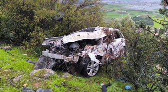Gaziantep'te devrilen otomobilin sürücüsü öldü