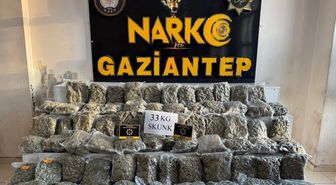 Gaziantep'te düzenlenen uyuşturucu operasyonunda 1 zanlı tutuklandı