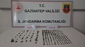 Gaziantep'te tarihi eser niteliğinde 225 parça ele geçirildi