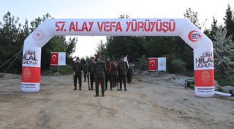 Gelibolu Yarımadası'nda 57. Alay Vefa Yürüyüşü başladı