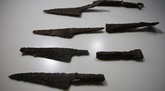 Hadrianopolis Antik Kenti'nde 1500 yıllık bıçaklar gün yüzüne çıkarıldı