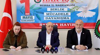 HAK-İŞ Genel Başkanı Arslan Bursa'da konuştu Açıklaması