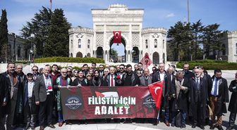 Hukukçular Derneği, İsrail'in Filistinli esirlere yönelik idam yasasını İstanbul'da protesto etti