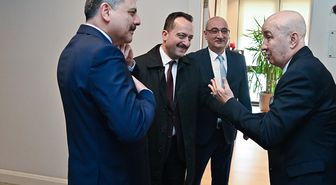 İçişleri Bakanı Çiftçi'den Polis Haftası dolayısıyla Cumhurbaşkanı Başdanışmanı Aslan'a ziyaret