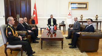 İçişleri Bakanı Çiftçi, İran'ın Ankara Büyükelçisi Habibullahzade'yi kabul etti