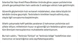 İletişim Başkanı Duran: Bu hain saldırı, 'Terörsüz Türkiye' kararlılığımızı asla zayıflatamayacak