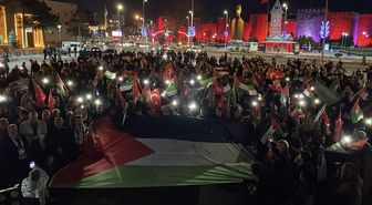 İsrail'in çıkardığı idam yasası Kayseri'de protesto edildi