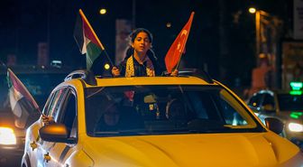 İstanbul'da Gazze'ye destek için araç konvoyu oluşturuldu