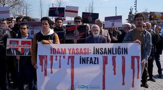 İstanbul'da, İsrail'in Filistinli esirlere yönelik 'idam yasası' protesto edildi