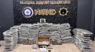 İstanbul'da yaklaşık 176 kilogram uyuşturucu ele geçirilen operasyonda 2 zanlı yakalandı