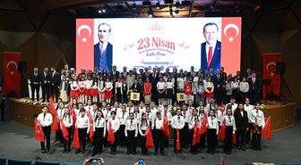 İstanbul Valiliği ile İl Milli Eğitim Müdürlüğünce 23 Nisan etkinliği yapıldı