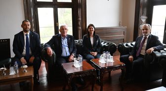 İYİ Parti Genel Başkanı Dervişoğlu, Edirne Belediyesini ziyaret etti