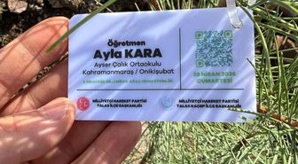 Kahramanmaraş'taki silahlı saldırıda hayatını kaybeden öğretmen ve öğrenciler için Kayseri'de fidan dikildi