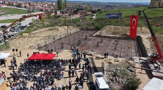 Karabük'te 1000 kişilik Kuba Camisi'nin temeli atıldı