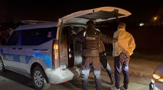 Kayseri'de polisten kaçan alkollü sürücü kaza yapınca yakalandı