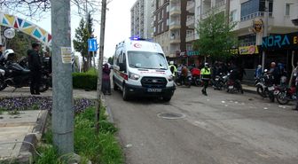 Kilis'te motosikletin bebek arabasına çarptığı kazada 2 kişi yaralandı