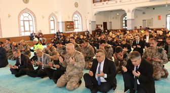 Kilis'te 'Polis Haftası' kapsamında şehitler için mevlit okutuldu