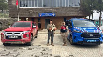 Kilis'te yaralı halde bulunan leylek tedavi altına alındı