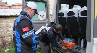Kırklareli'nde öğrenci servisleri denetlendi