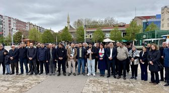 Kırşehir'de İsrail'in Küresel Sumud Filosu'na saldırısı protesto edildi