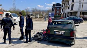 Kocaeli'de zincirleme trafik kazasında 2 kişi yaralandı