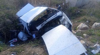 Konya'da devrilen otomobildeki 1 kişi öldü, 1 kişi yaralandı