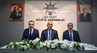 Kültür ve Turizm Bakanı Ersoy, partisinin Kilis İl Başkanlığı'nı ziyaret etti Açıklaması