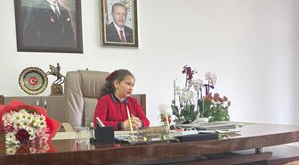Kumluca'da Kaymakamlık makamına Lamia Başer oturdu