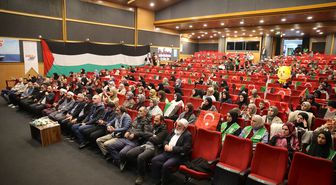 Küresel Sumud Filosu aktivistleri 'Özgürlük ve Sumud Filosu Akdeniz'e Açılıyor' programında konuştu
