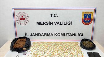 Mersin'de uyuşturucu ticareti yaptıkları iddiasıyla yakalanan 2 zanlıdan 1'i tutuklandı