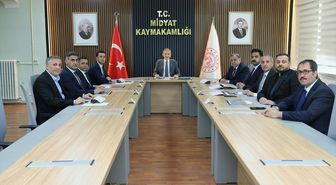 Midyat Organize Sanayi Bölgesi'nde yönetim kurulu toplantısı yapıldı