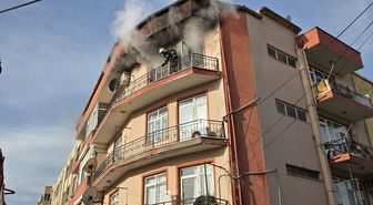 Milas'ta evde çıkan yangın söndürüldü