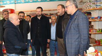 Milletvekili Çilez Taşova'da esnaf ziyaretinde bulundu