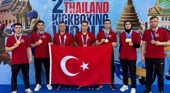 Milli kick boksçular Tayland'da 7 madalya kazandı