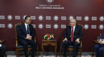 Milli Savunma Bakanı Güler, Çin Halk Cumhuriyeti Ankara Büyükelçisi Xuebin'i kabul etti