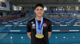 Milli yüzücü Emre Onuş yeni başarılar için çalışıyor