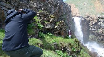 Muş'ta üniversite öğrencileri fotoğraf kursunda öğrendiklerini doğada pekiştiriyor