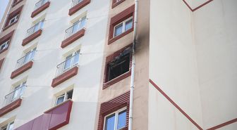 Niğde'de apartman dairesinde çıkan yangın hasara neden oldu