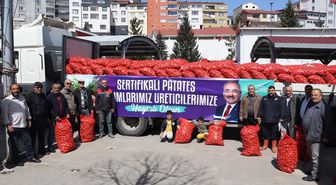 Ordu'da üreticilere 45 ton tohumluk patates dağıtıldı