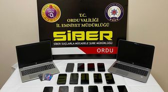 Ordu merkezli dolandırıcılık operasyonunda 8 şüpheli tutuklandı
