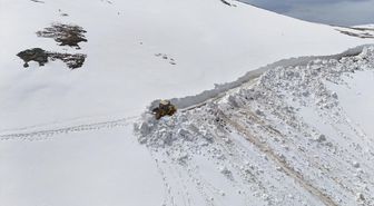 Ordu'nun yayla yollarında karla mücadele çalışmaları sürüyor