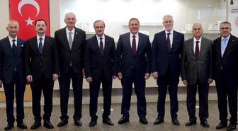 OSBÜK Başkanı Kütükcü TTSO'yu ziyaret etti