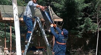 Pursaklar'da park ve yeşil alanlarda bakım çalışması yapılıyor