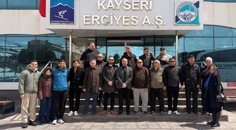Rusya ve Türkmenistan'dan iş insanları Erciyes'i ziyaret etti