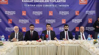 Saadet Partisi Genel Başkanı Arıkan, Mardin'de düzenlenen toplantıya katıldı