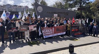 Sakarya, Kocaeli ve Zonguldak'ta İsrail'in Filistinli esirleri hedef alan 'idam yasası' protesto edildi