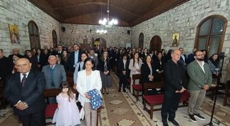 Samandağ ilçesinde Paskalya ayini düzenlendi