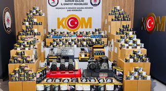 Samsun'da 1 milyondan fazla makaron ele geçirildi