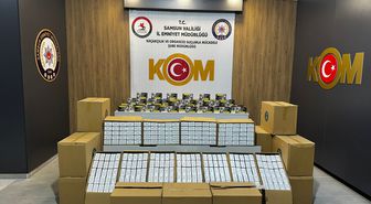 Samsun'da 250 bin makaron ele geçirildi
